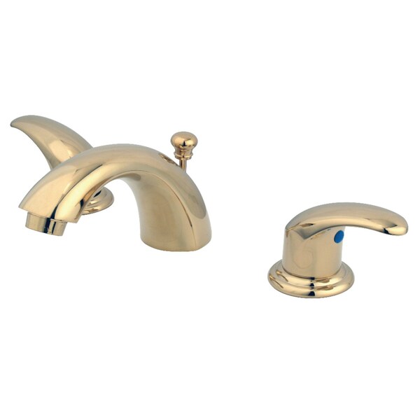 Kingston Brass KB952LL Mini-Widespread Bathroom Faucet, Polished Brass KB952LL - main